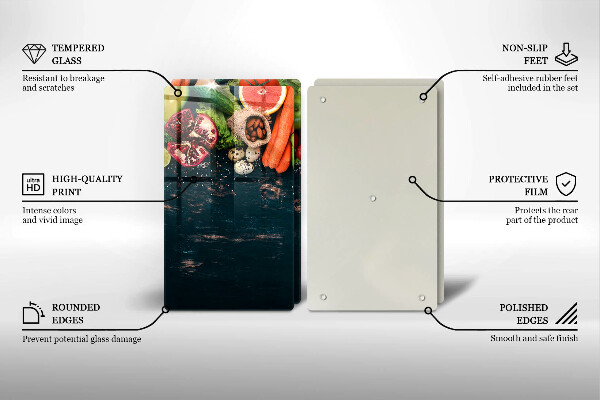 Tábua cozinha Frutas e vegetais