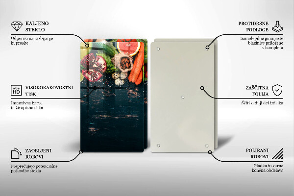 Tábua cozinha Frutas e vegetais