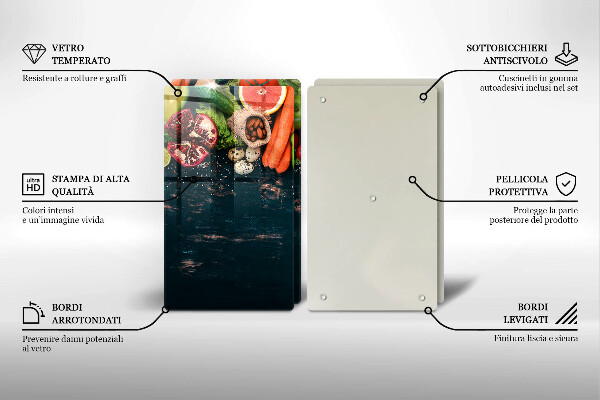 Tábua cozinha Frutas e vegetais