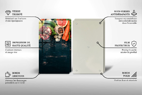 Tábua cozinha Frutas e vegetais