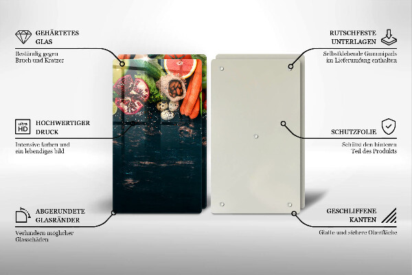 Tábua cozinha Frutas e vegetais