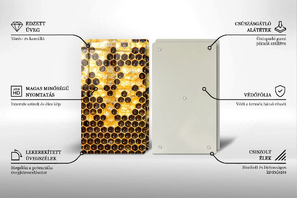 Tábua de cortar Favo de mel