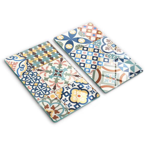 Tábua de corte de vidro Azulejos decorativos