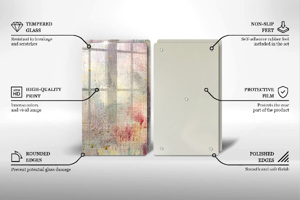 Tábua de vidro Fundo de textura de tinta