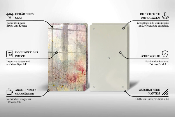 Tábua de vidro Fundo de textura de tinta