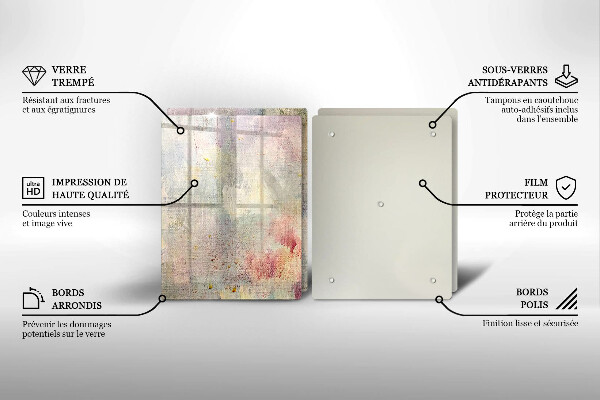 Tábua de vidro Fundo de textura de tinta