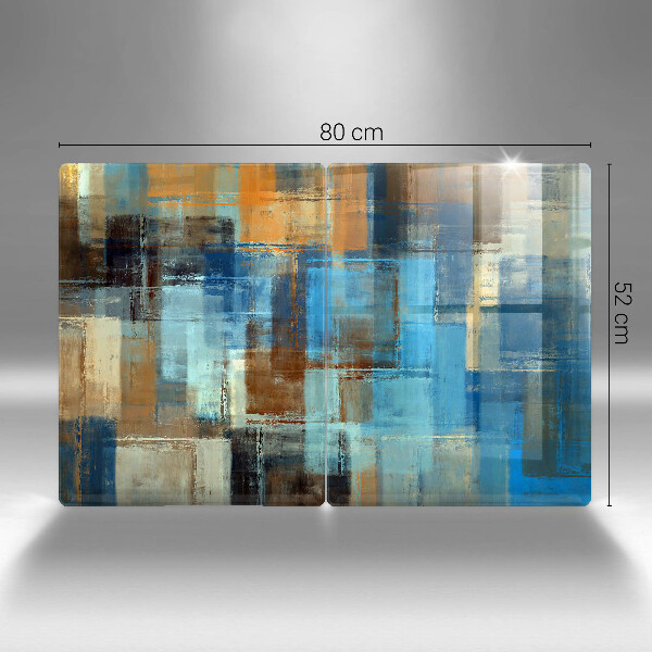 Tábua de vidro Fundo pintado