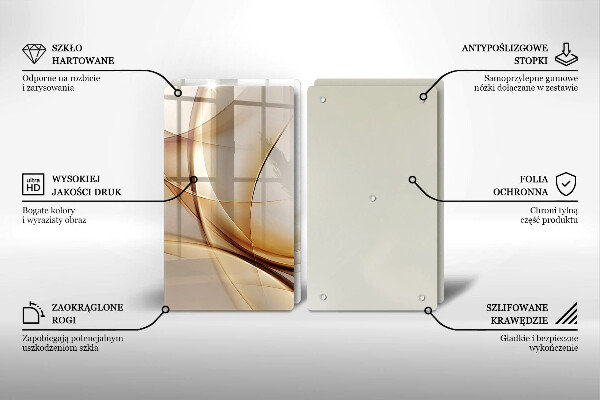 Tábua de corte Formas abstratas