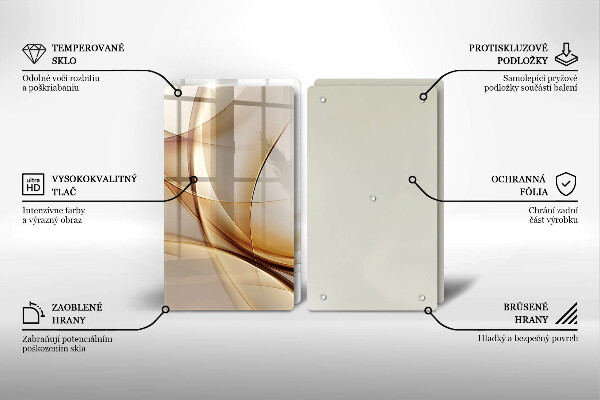 Tábua de corte Formas abstratas