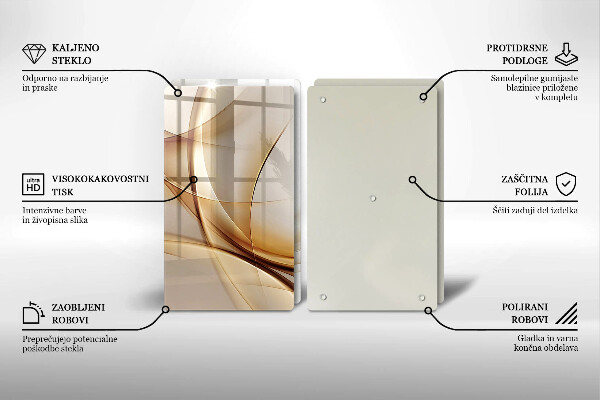 Tábua de corte Formas abstratas