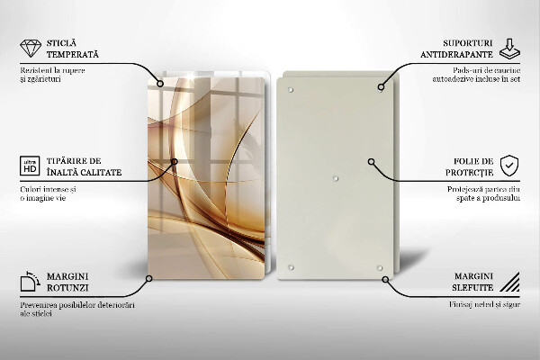 Tábua de corte Formas abstratas