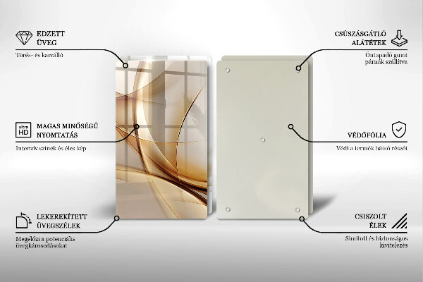 Tábua de corte Formas abstratas