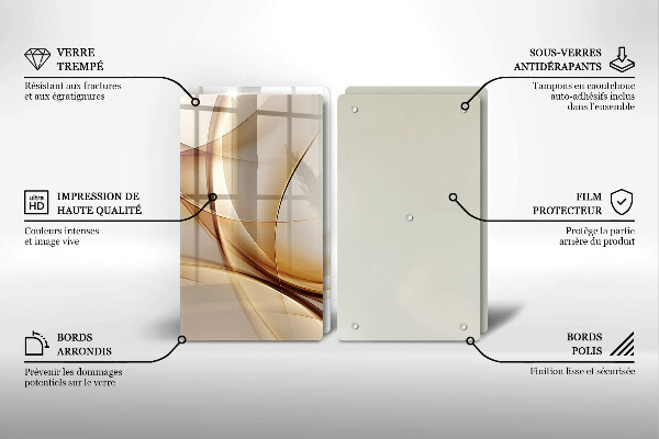 Tábua de corte Formas abstratas