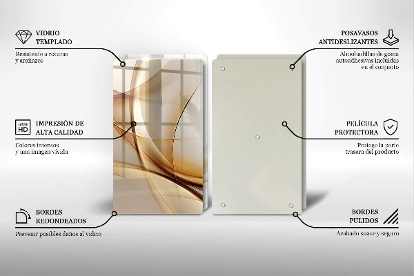 Tábua de corte Formas abstratas