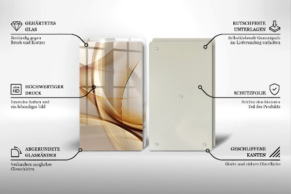 Tábua de corte Formas abstratas