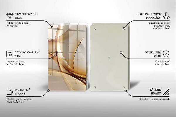 Tábua de corte Formas abstratas