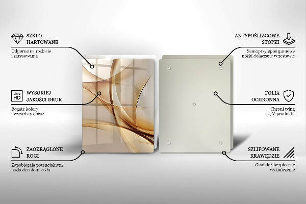 Tábua de corte Formas abstratas