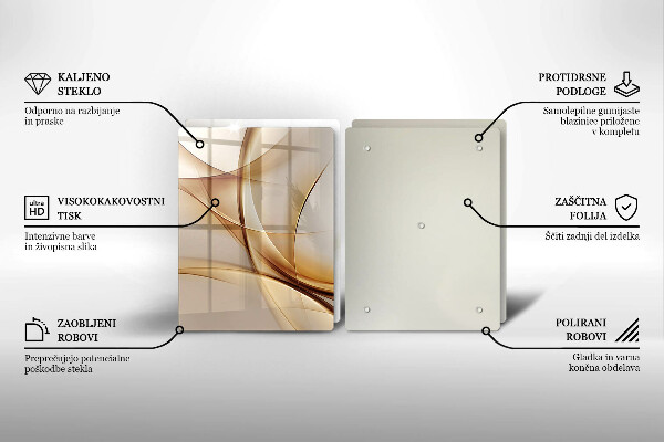 Tábua de corte Formas abstratas