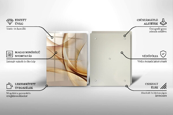 Tábua de corte Formas abstratas