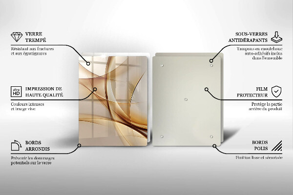 Tábua de corte Formas abstratas