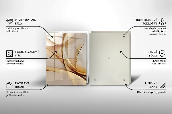 Tábua de corte Formas abstratas