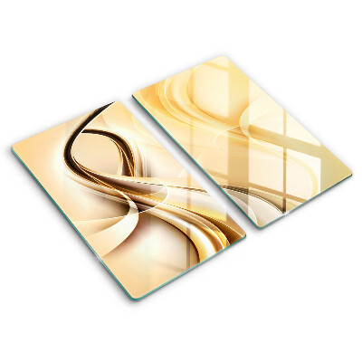 Tábua de corte de vidro Fumaça abstrata