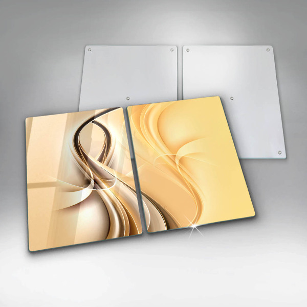 Tábua de corte de vidro Fumaça abstrata