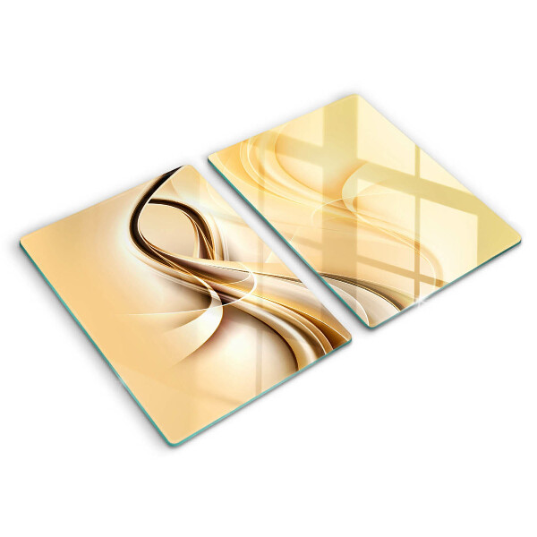 Tábua de corte de vidro Fumaça abstrata