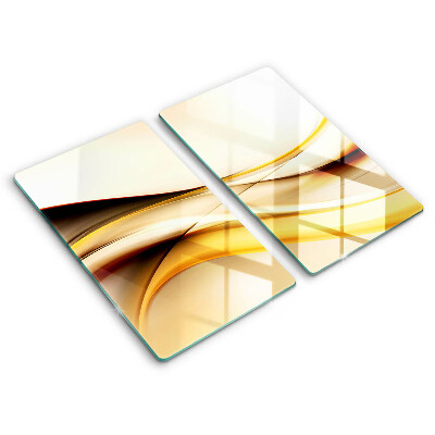 Tábua de corte Linhas de fumaça abstratas