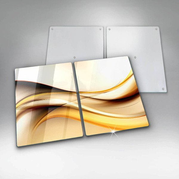 Tábua de corte Linhas de fumaça abstratas