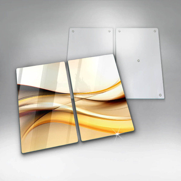 Tábua de corte Linhas de fumaça abstratas