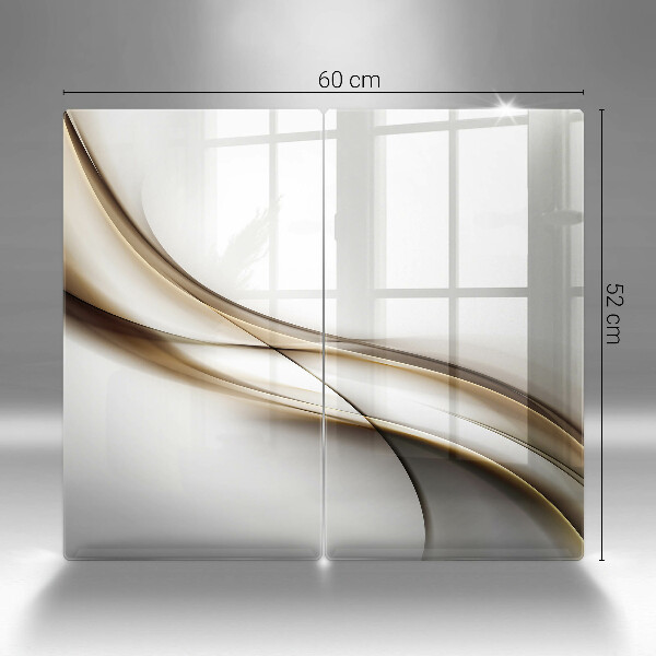 Tábua cozinha Abstração de linhas suaves