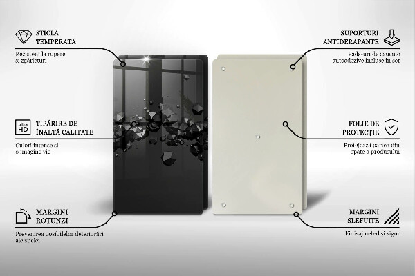 Tábua para corte Formas abstratas 3D