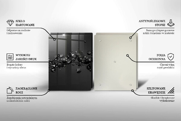 Tábua para corte Formas abstratas 3D