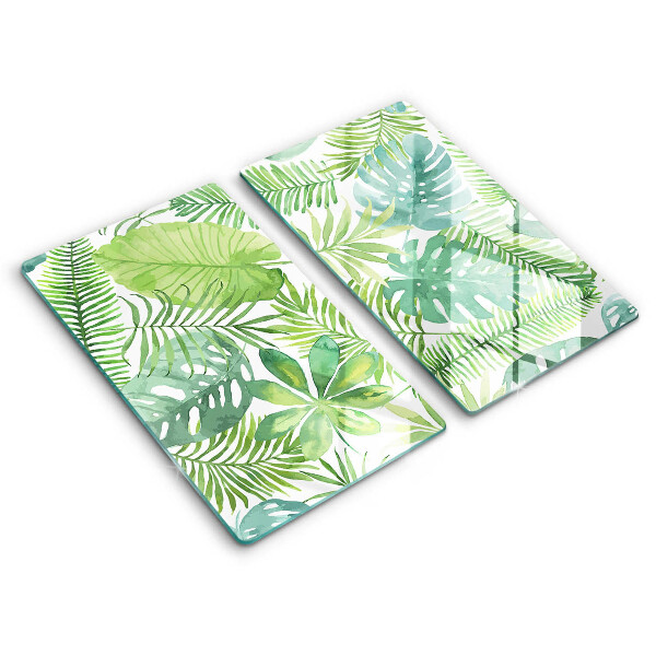 Tábua cozinha Folhas boho em aquarela