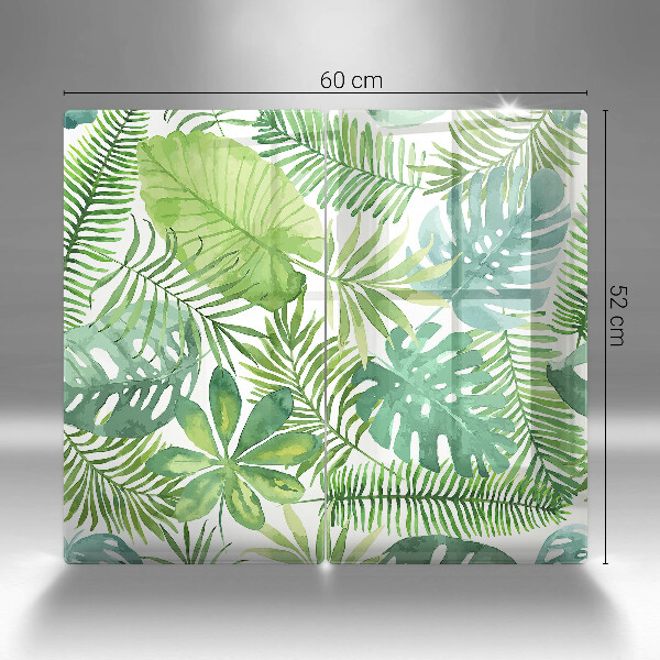 Tábua cozinha Folhas boho em aquarela