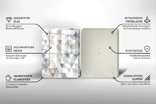 Tábua de corte Padrão triangular