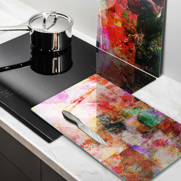 Tábua para corte Abstração de tinta