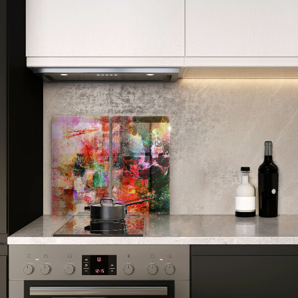 Tábua para corte Abstração de tinta