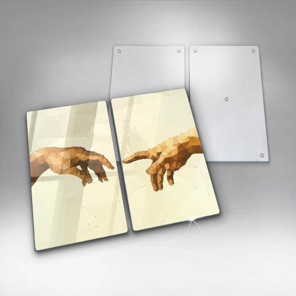 Tábua corte Criação das mãos de Adão