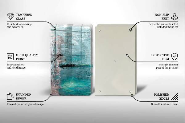 Tábua para corte Fundo de pintura abstrata