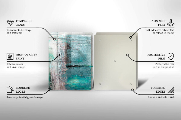 Tábua para corte Fundo de pintura abstrata