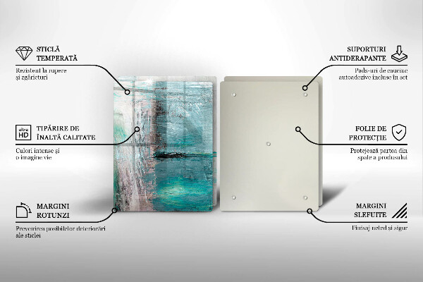 Tábua para corte Fundo de pintura abstrata