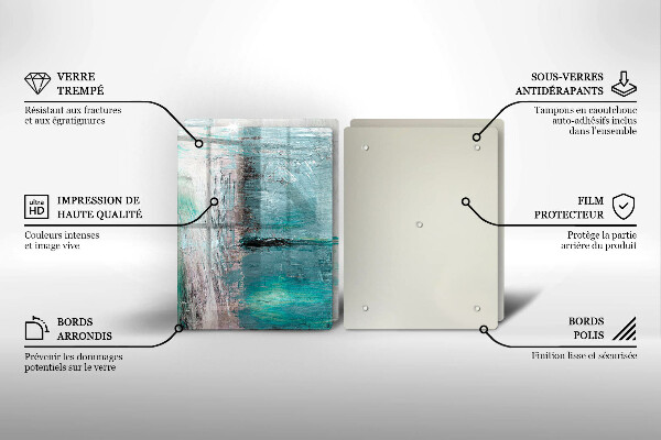 Tábua para corte Fundo de pintura abstrata