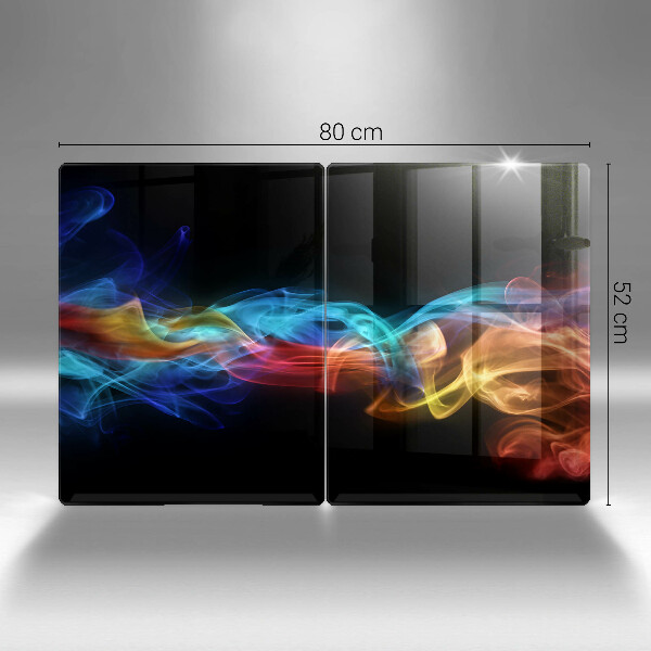 Tábua corte Fumaça colorida