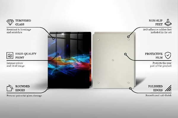 Tábua corte Fumaça colorida