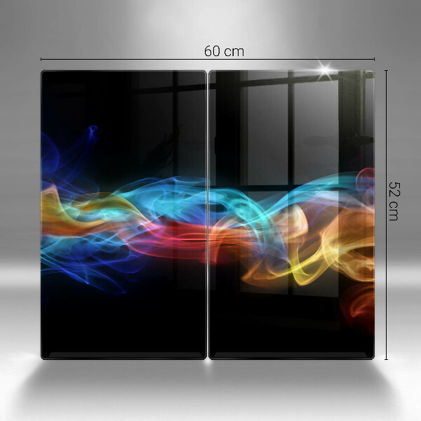 Tábua corte Fumaça colorida