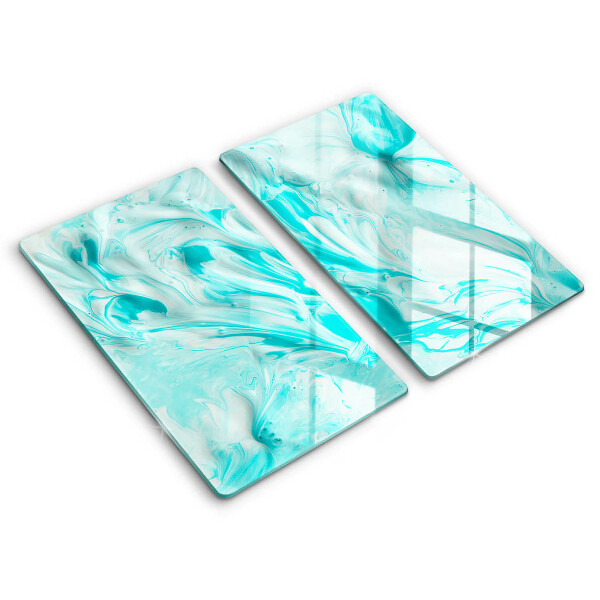 Tábua de cortar de vidro Tintas abstratas