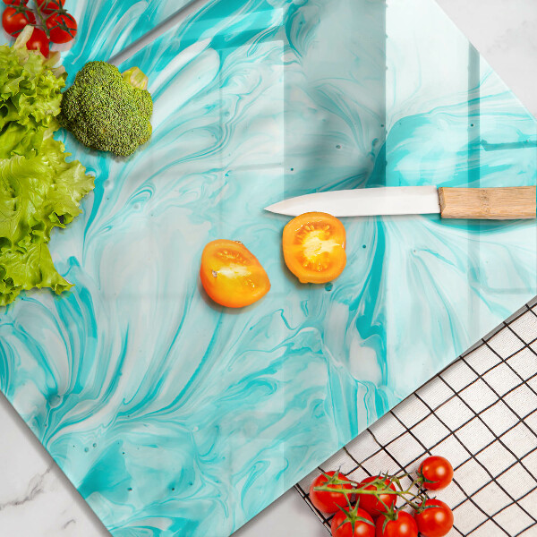 Tábua de cortar de vidro Tintas abstratas