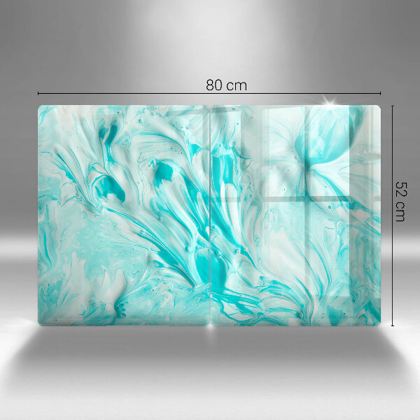 Tábua de cortar de vidro Tintas abstratas